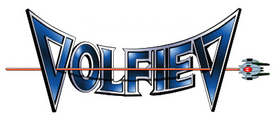 Volfied logo for Sega Mega Drive
